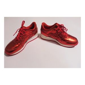 Metallic Red Asics